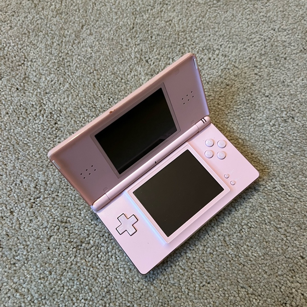 Pink Nintendo DS Lite Handheld Console